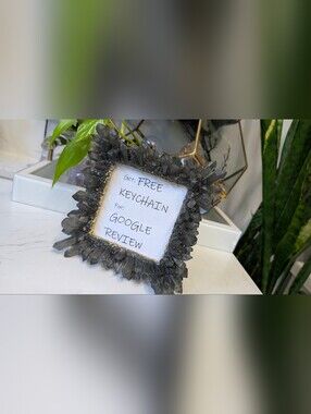 Faux Quartz Crystals Photo Frame 4x4